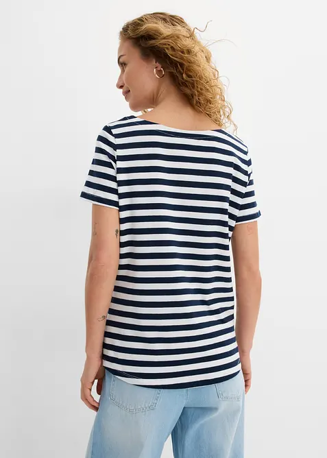 T-shirt med b&aring;tringning, bonprix
