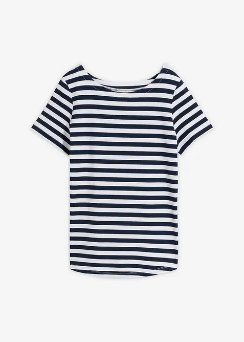 T-shirt med b&aring;tringning, bonprix