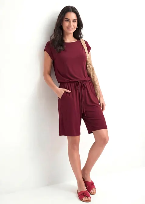Jumpsuit av mjuk viskosmix, bonprix