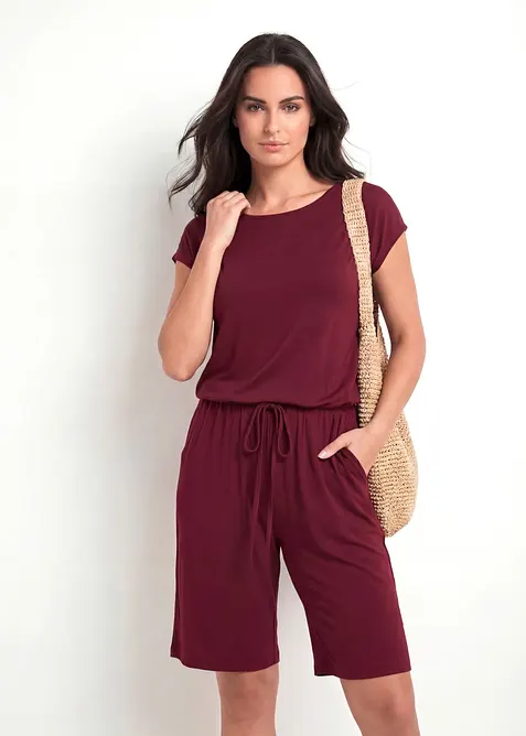 Jumpsuit av mjuk viskosmix, bonprix