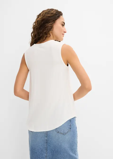 Linne i mjuk viskosmix, bonprix