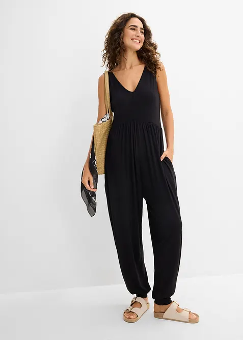 Jerseyjumpsuit av viskosmix, bonprix