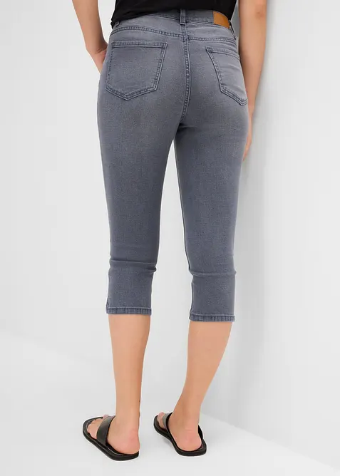 Stretchiga caprijeans, bonprix