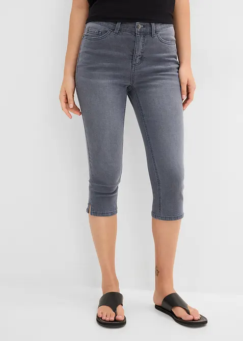 Stretchiga caprijeans, bonprix