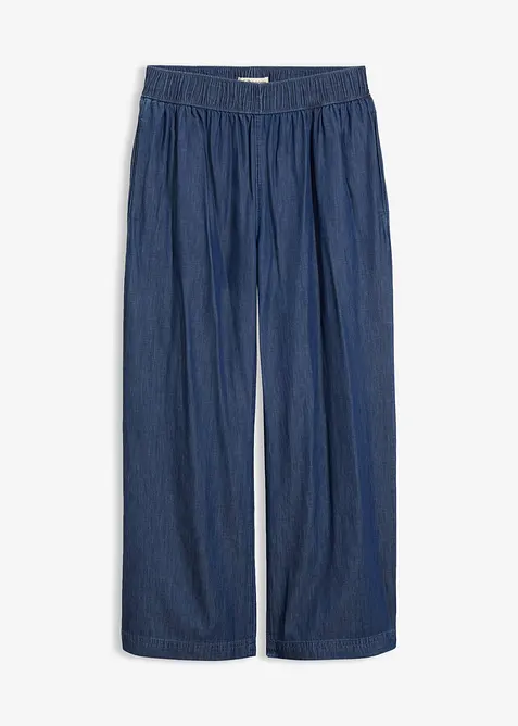 Wide Leg Jeans, High Waist, cropped, bonprix
