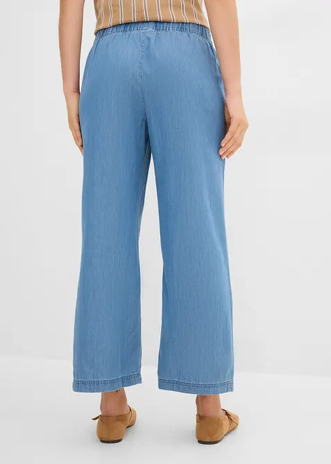 Wide Leg Jeans, High Waist, cropped, bonprix