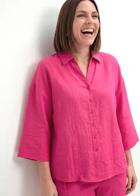 Oversizeblus i viskosmix, bonprix