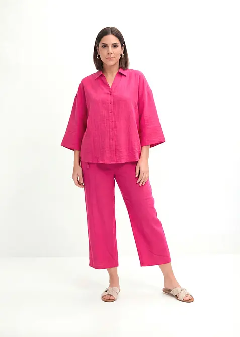 Oversizeblus i viskosmix, bonprix