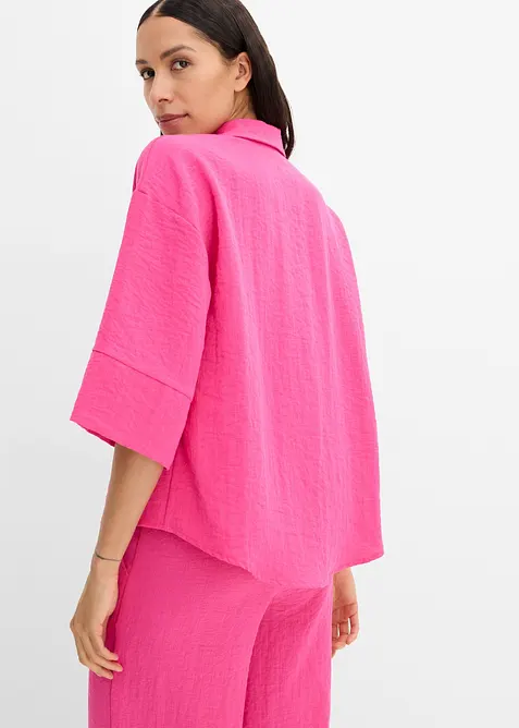 Oversizeblus i viskosmix, bonprix