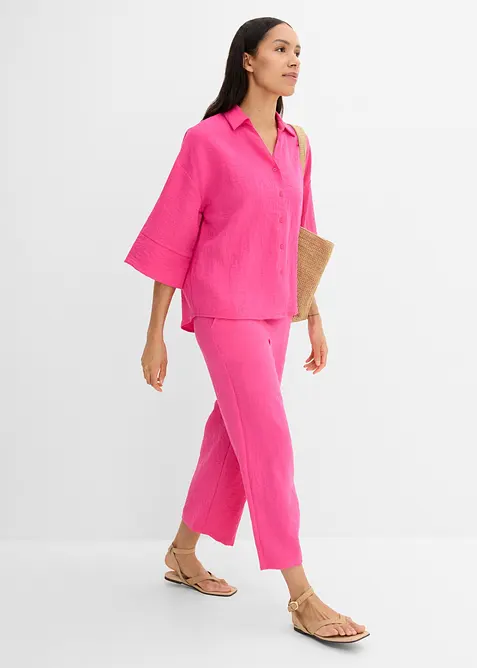 Oversizeblus i viskosmix, bonprix