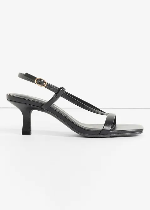 Sandalett med smal klack, bonprix