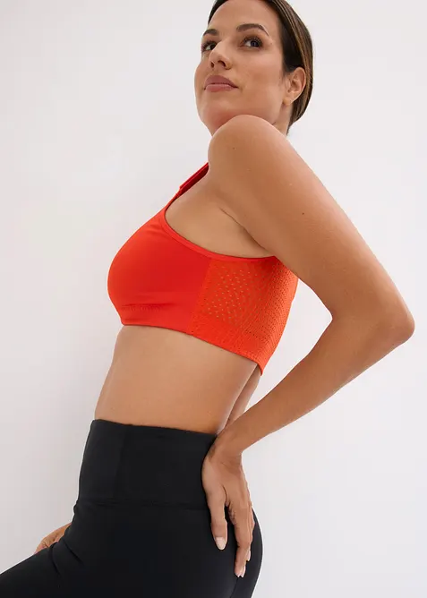 Sport-BH med framkn&auml;ppning och medelh&ouml;gt st&ouml;d, bonprix