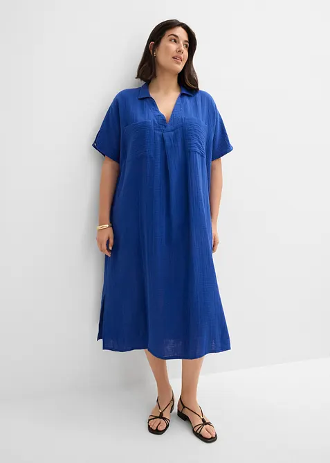Kaftankl&auml;nning av mjuk muslin, bonprix