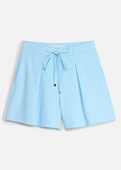 Mycket l&auml;tta funktionsshorts med dekorveck, snabbtorkande, bonprix