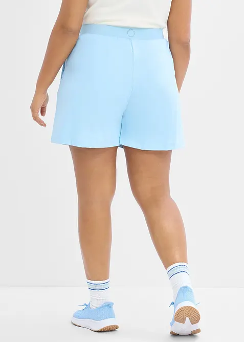 Mycket l&auml;tta funktionsshorts med dekorveck, snabbtorkande, bonprix
