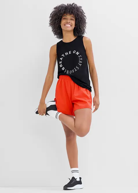 Ultratunna sportshorts med integrerad cykelbyxa, i snabbtorkande material, bonprix
