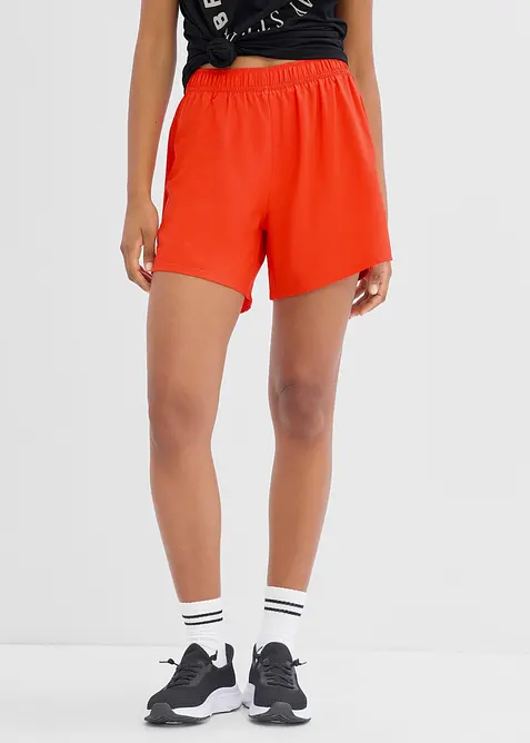 Ultratunna sportshorts med integrerad cykelbyxa, i snabbtorkande material, bonprix