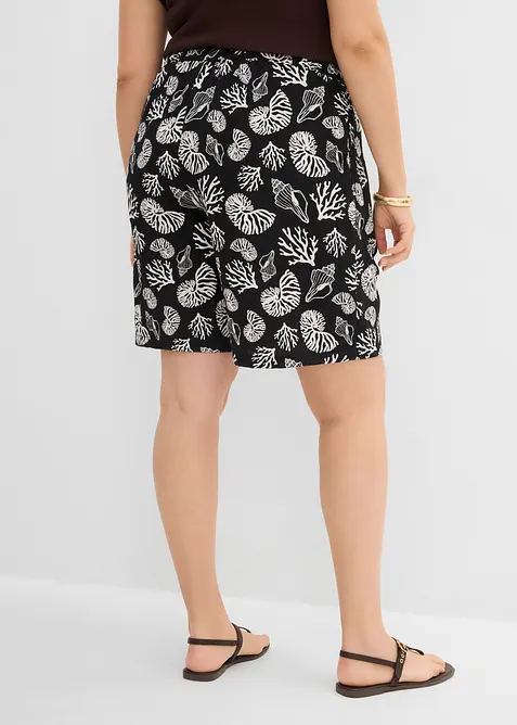 Dra p&aring;-shorts i viskosmix, bonprix