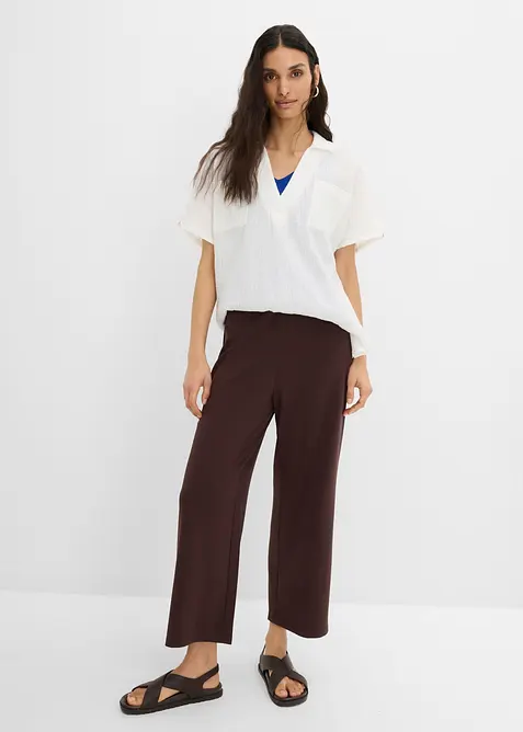Blustunika av mjuk muslin, bonprix