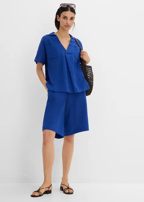 Blustunika av mjuk muslin, bonprix