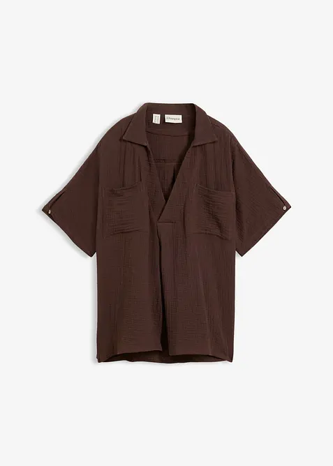 Blustunika av mjuk muslin, bonprix