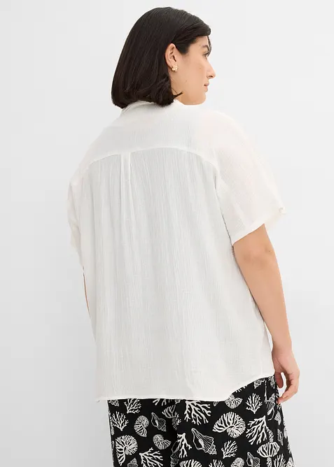 Blustunika av mjuk muslin, bonprix