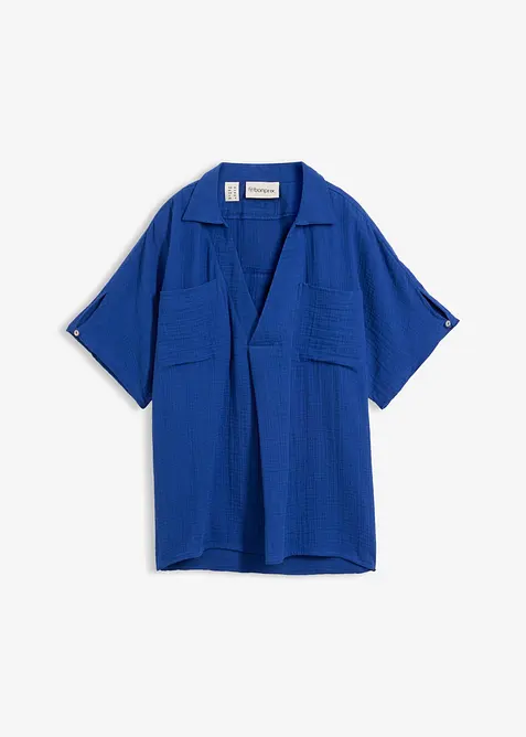Blustunika av mjuk muslin, bonprix