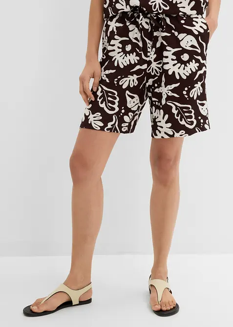 Shorts i mjuk viskos, bonprix