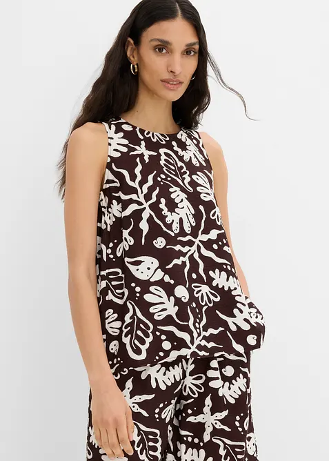 Linne med mjuk viskos, bonprix