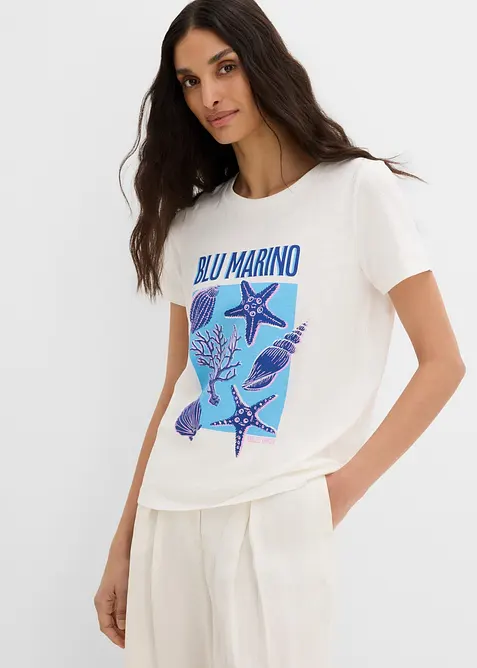 T-shirt av ekologisk bomull, bonprix