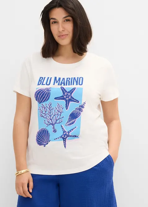 T-shirt av ekologisk bomull, bonprix
