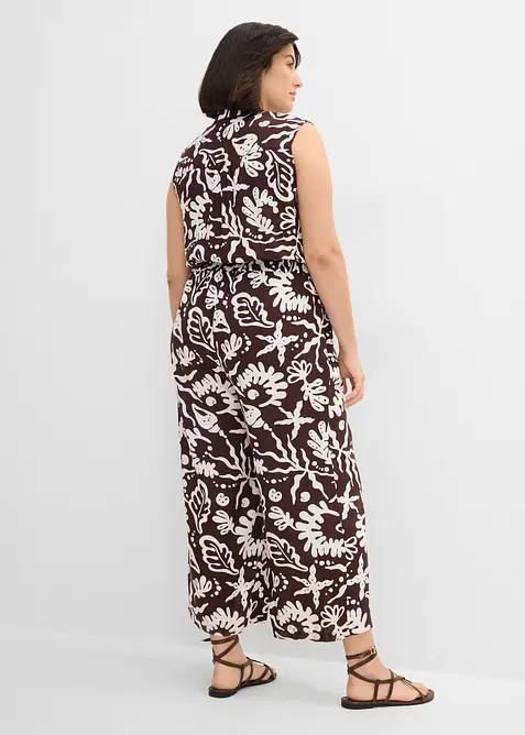 Jumpsuit i f&ouml;ljsam viskos, bonprix