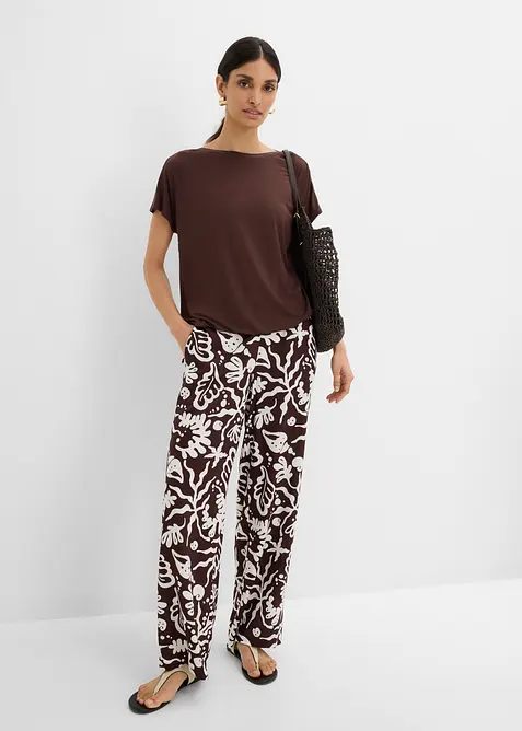T-shirt med mjuk viskos, bonprix