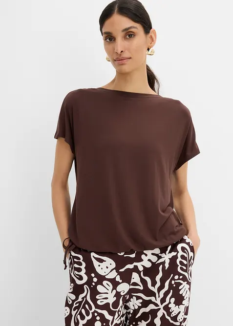 T-shirt med mjuk viskos, bonprix