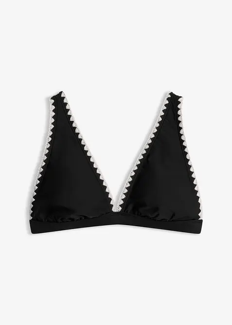 Bikini&ouml;verdel med broderi, bonprix