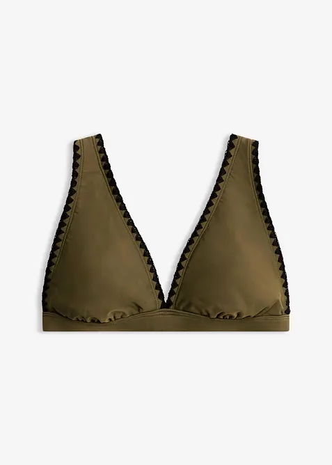 Bikini&ouml;verdel med broderi, bonprix