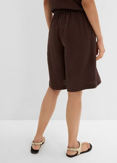 Dra p&aring;-shorts av ren bomull, bonprix