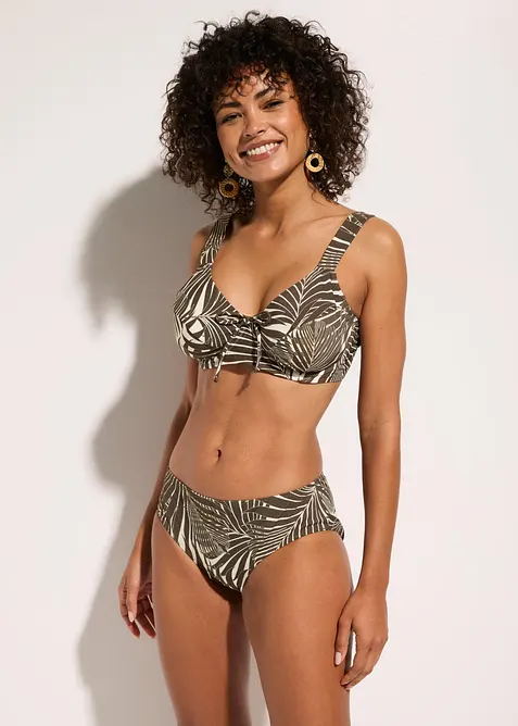 Minimizer-bikini med vadderade axelband (2 delar), bonprix