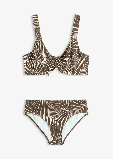 Minimizer-bikini med vadderade axelband (2 delar), bonprix