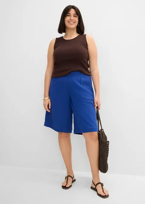 Dra p&aring;-shorts av ren bomull, bonprix