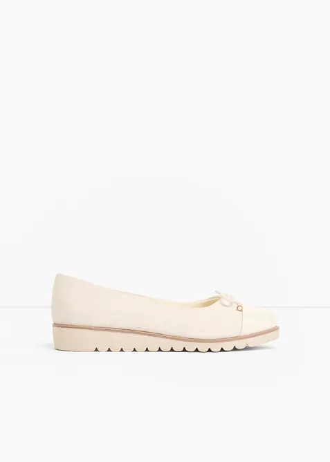 Ballerinaskor med vadderad innersula, bonprix