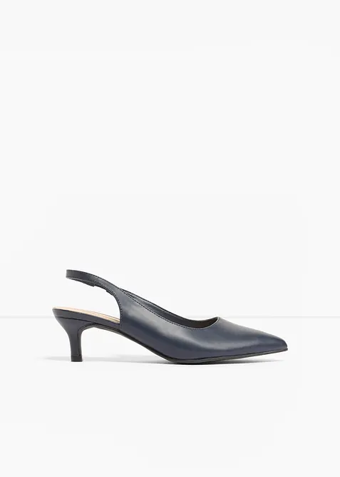 Slingbackpumps med smal klack, bonprix