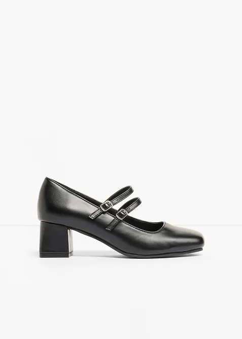 Pumps med remmar, bonprix