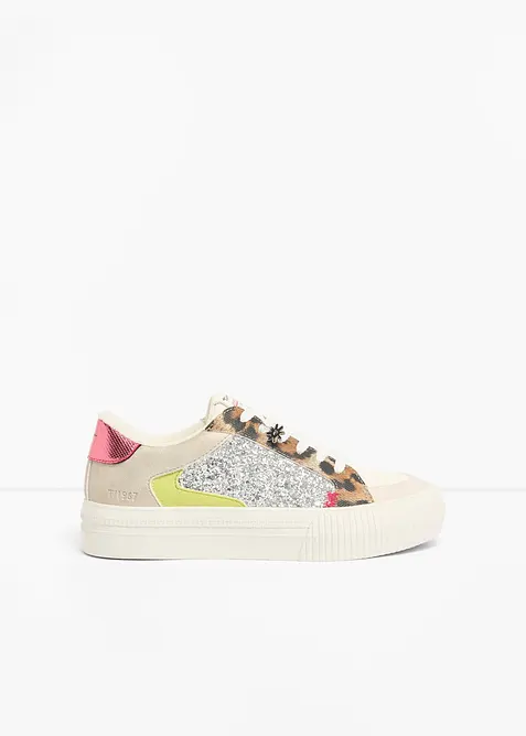 Sneakers fr&aring;n Tamaris med glitterdetaljer, Tamaris