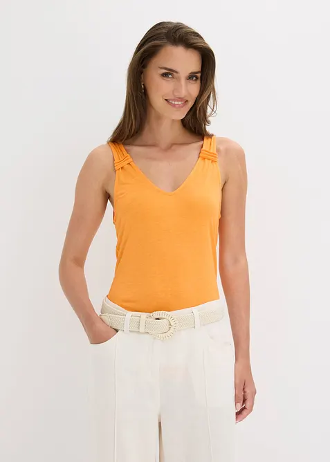Jerseylinne i viskos, bonprix