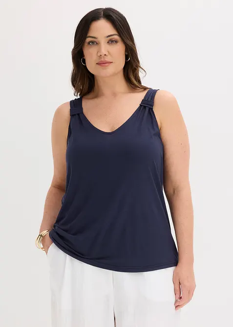 Jerseylinne i viskos, bonprix