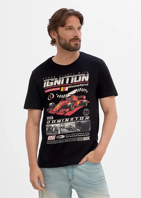 T-shirt i ekologisk bomull, bonprix