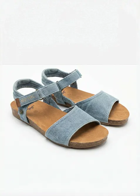 Sandal med denimlook fr&aring;n Mustang, Mustang
