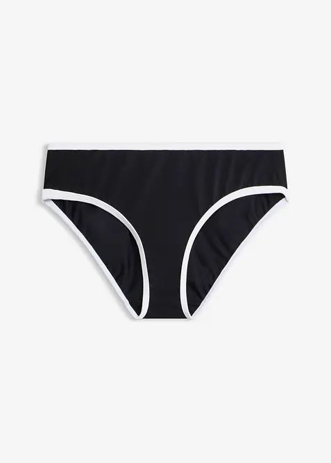 Bikinibyxa med kontrasterande kanter, bonprix