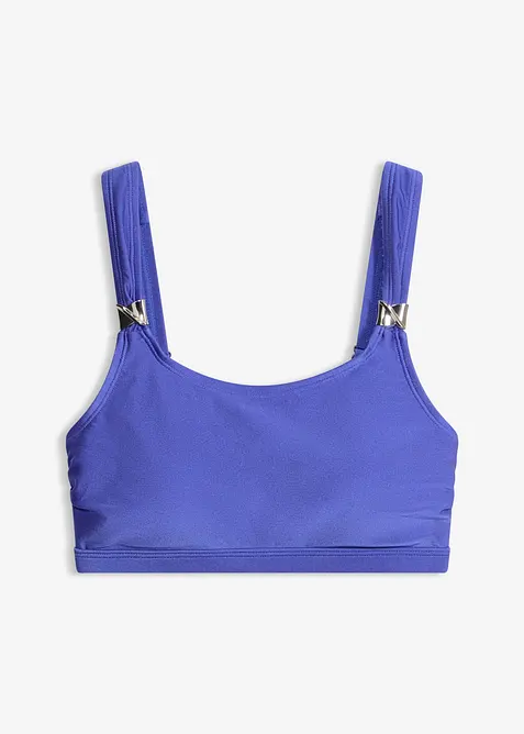 Bikini&ouml;verdel av glansigt material, bonprix